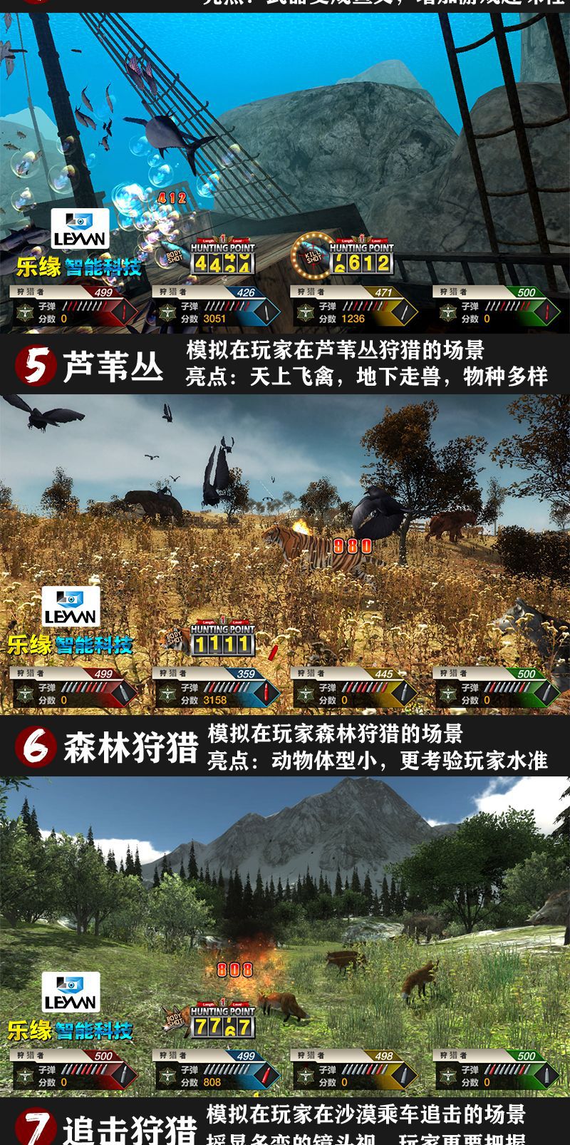 金童游乐突击战神狩猎王国 实感射击打枪游戏疯狂狩猎